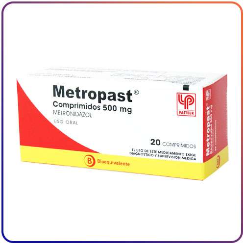 METROPAST 500 MG X 20 COMPRIMIDOS (METRONIDAZOL)